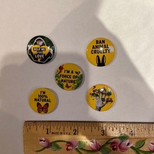 Vintage Body Shop Buttons
